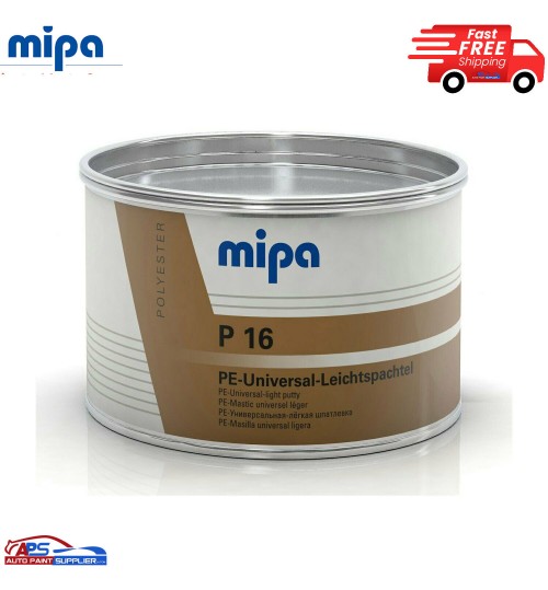 MIPA P16 UNIVERSAL LIGHT WITH HARDENER FINE CAR BODY FILLER